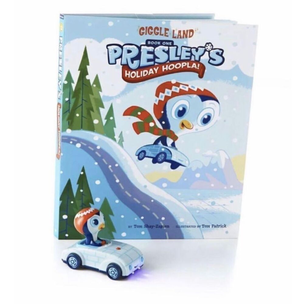 Brand New Hallmark Presley’s Holiday Hooplah Christmas Hardback Interactive Book